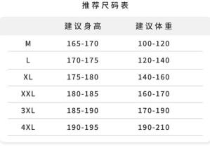 日本尺码2XL对应中文尺寸是啥？换算方法详解