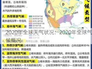 2020年全球天气状况：2020年全球气候概况