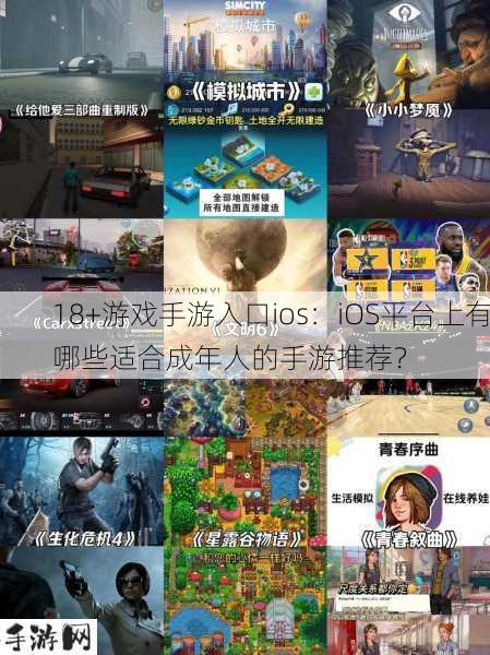 18+游戏手游入口ios：iOS平台上有哪些适合成年人的手游推荐？