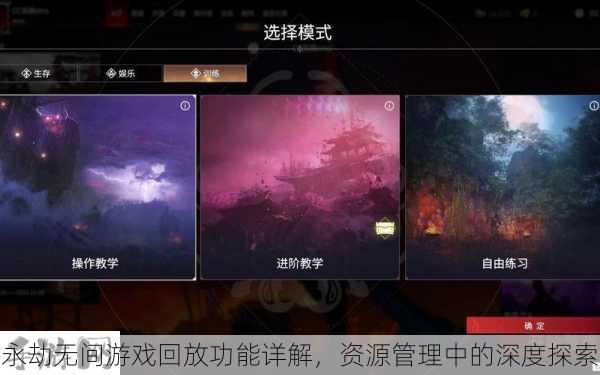 永劫无间可以看回放吗，在游戏资源管理中的深度解析